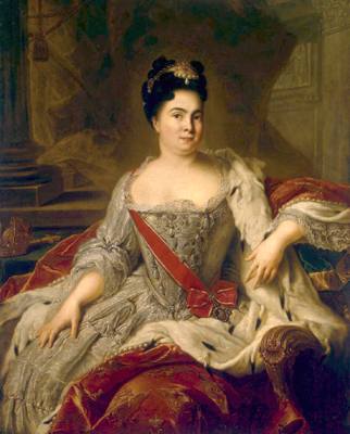 Empress Catherine I Alexeyevna, the second wife of Peter the Great, after his death, she ruled from 1725 until 1727